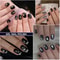 Cat Eye Magnetic Gel Polish Black Glass Shine For Winter Nail Art 2