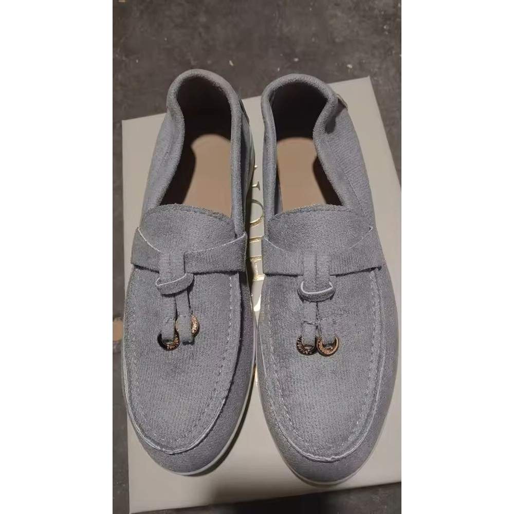 Lefu Womens Soft Leather Retro Lazy Step On Flats 11