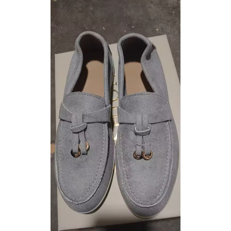 Lefu Womens Soft Leather Retro Lazy Step On Flats 11