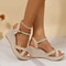 AquaRise Women Wedge Waterproof Platform Sandals 4