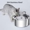 SmartFlow Stainless Steel Automatic Pet Water Fountain 1