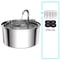 SmartFlow Stainless Steel Automatic Pet Water Fountain 7