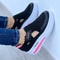 Pinkique Women Platform Canvas Sneakers 1