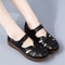 OffWhite Women NonSlip Leather Roman Sandals 2