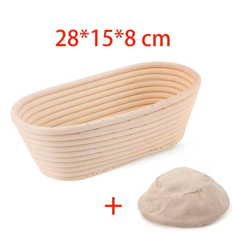 Rattan Bread Proofing Basket Oval Banneton For Sourdough 16