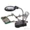 Helping Hands Soldering Magnifier Stand With 35X And 12X LED Clips 1