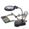 Helping Hands Soldering Magnifier Stand With 35X And 12X LED Clips 1