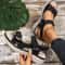 Womens Summer Wedge Sandals Lightweight Non Slip Platform 8