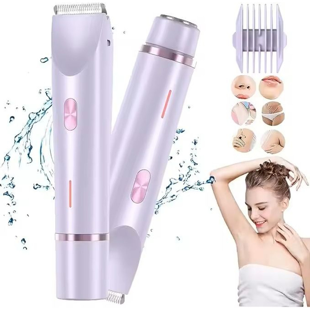 Women 2 In 1 Dual Head Electric Shaver And Trimmer 6