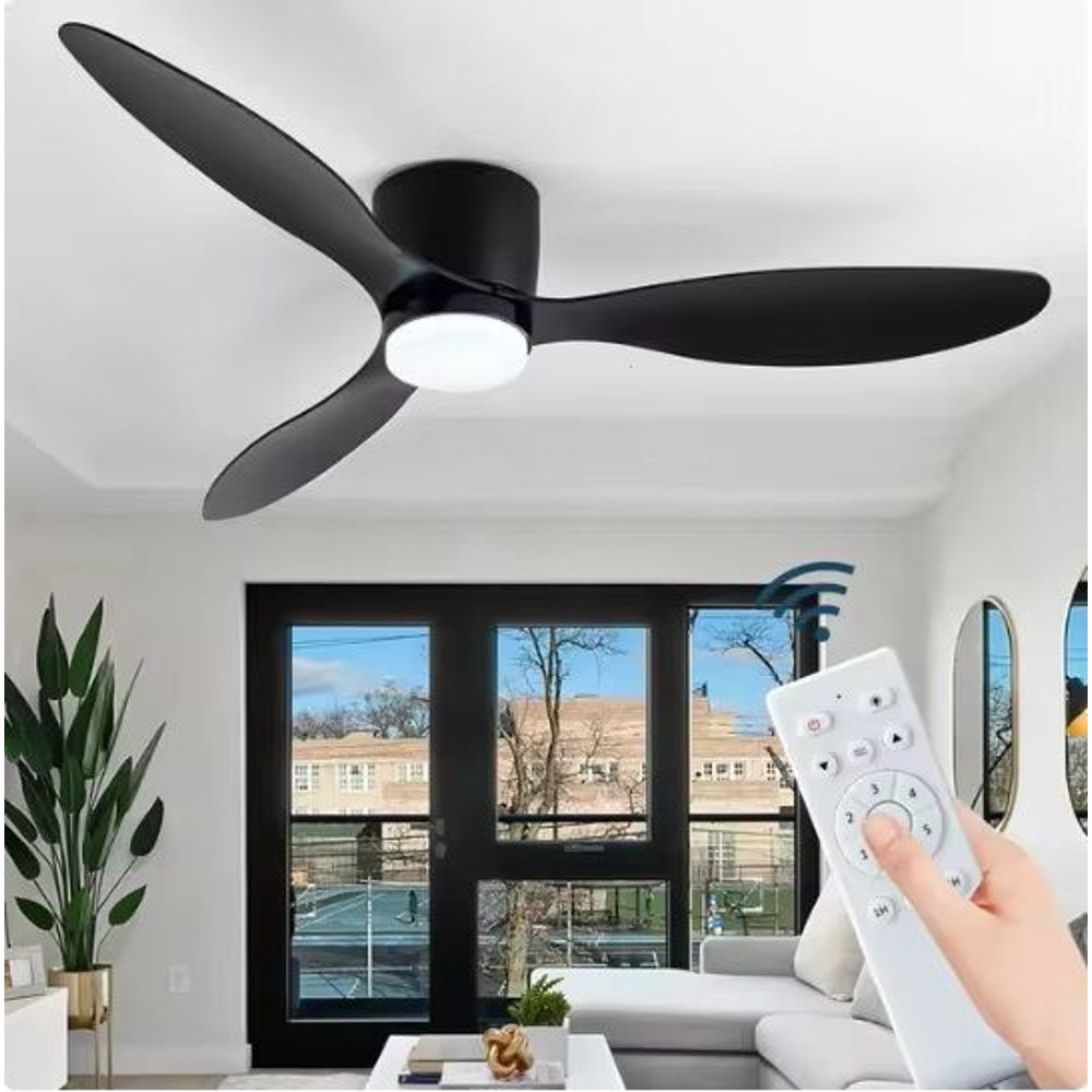 IRALAN Ceiling Fan With Light Reversible DC Motor 6 Speed Dimmable 6