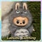 Totoro Outfit For 17 Cm Labubu Doll Plush Clothes Standing Style 0
