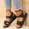 Women Summer Wedge Sandals Open Toe Soft Walking Shoes 3