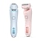 Portable Waterproof 2 In 1 Women Electric Shaver And Bikini Trimmer 4