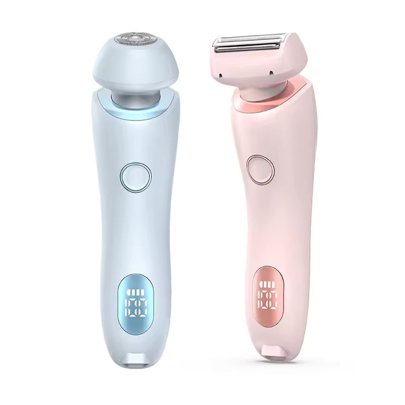 Portable Waterproof 2 In 1 Women Electric Shaver And Bikini Trimmer 4