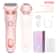 Portable Waterproof 2 In 1 Women Electric Shaver And Bikini Trimmer 7