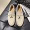 Spring Autumn Large Size Soft Sole Loafers Women British Style Flat Shoes 3