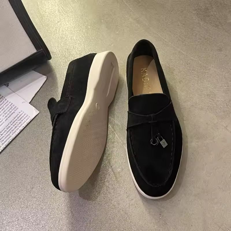 Spring Autumn Large Size Soft Sole Loafers Women British Style Flat Shoes 6