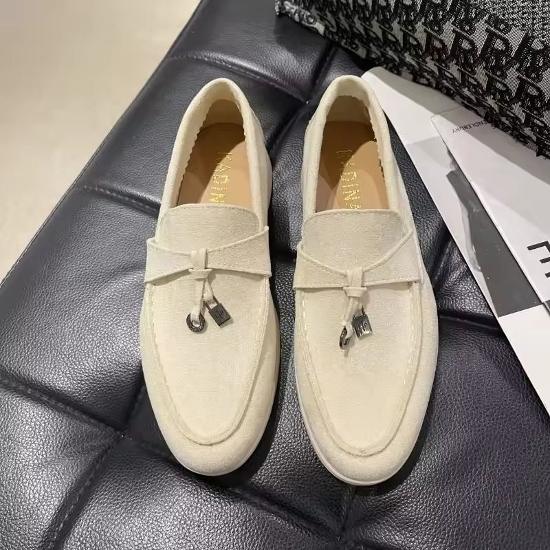 Spring Autumn Large Size Soft Sole Loafers Women British Style Flat Shoes 7