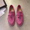 Spring Autumn Large Size Soft Sole Loafers Women British Style Flat Shoes 8