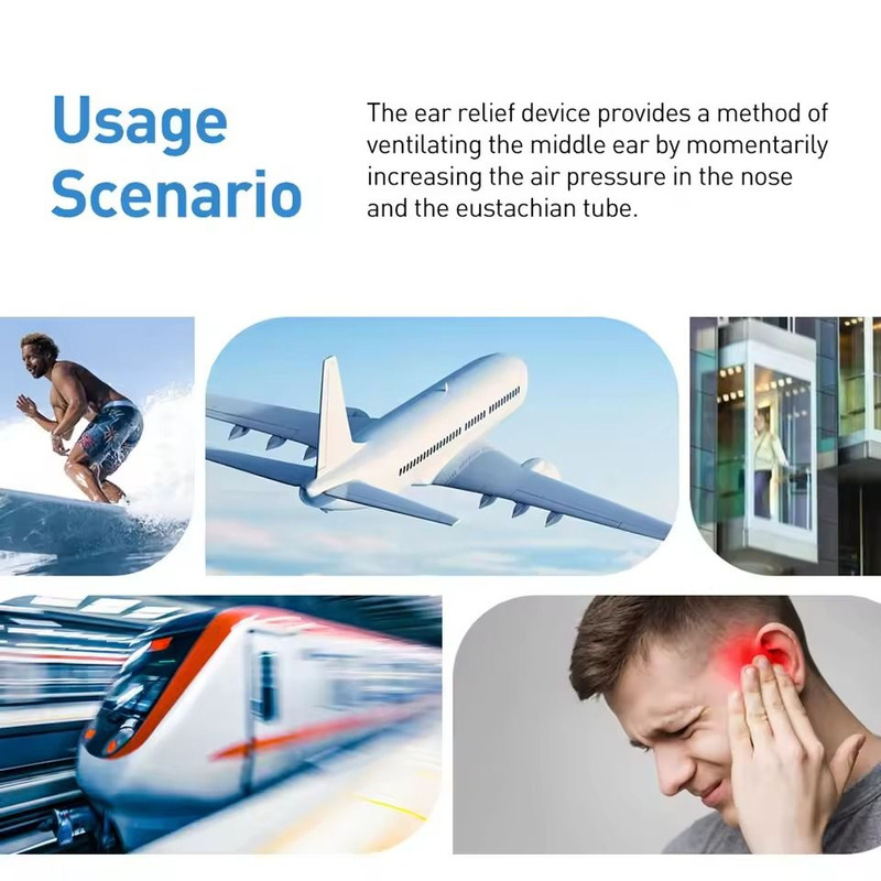 Eustachian Tube Ear Pressure Relief Device For Flying And Tinnitus 1