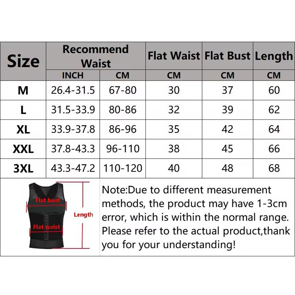 Mens Compression Shaper Vest For Chest And Tummy Slimming Support 5