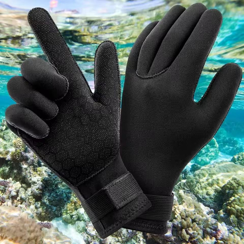 3mm Neoprene Wetsuit Gloves Thermal Anti Slip Diving And Surfing Gloves For Swimming And Kayaking 0