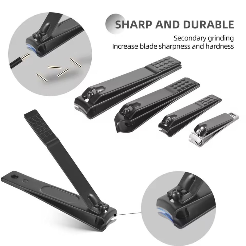 Professional Stainless Steel Manicure And Pedicure Set Grooming Kit With Scissors And Nail Tools 3