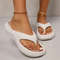 Womens Thick Platform Eva Flip Flops Comfortable Clip Toe Summer Beach Sandals 6