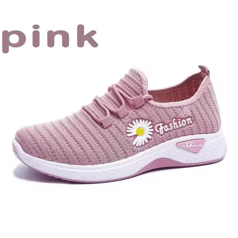 Womens Fashion Mesh Sneakers Lightweight Soft Sole Thick Breathable Casual Shoes 11