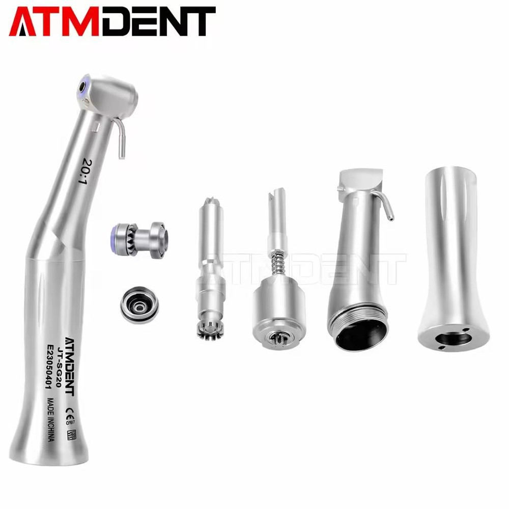 Dental Implant Contra Angle 201 Slow Speed Handpiece For E Type Micromotor 5