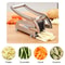 Manual Stainless Steel Vegetable Cutter With Dual Blades For Fast Potato And Fries Cutting 3