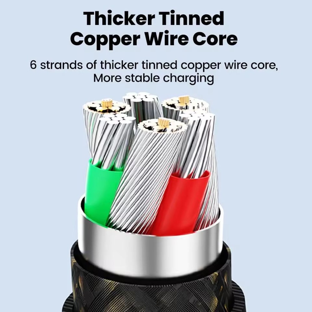 240W Type C To Type C Super Fast Charging Cable With Digital Display For IPhone Samsung Huawei 4