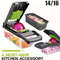 Multifunction Vegetable Slicer And Food Chopper With Grater Blades And Basket Set 0