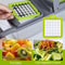 Multifunction Vegetable Slicer And Food Chopper With Grater Blades And Basket Set 4