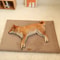 Orthopedic 3D Foam Dog Bed With Removable Faux Fur Cover And Waterproof AntiSlip Base 1