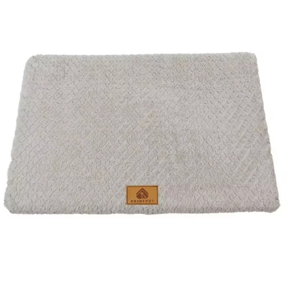 Orthopedic 3D Foam Dog Bed With Removable Faux Fur Cover And Waterproof AntiSlip Base 8