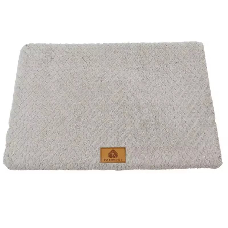 Orthopedic 3D Foam Dog Bed With Removable Faux Fur Cover And Waterproof AntiSlip Base 8