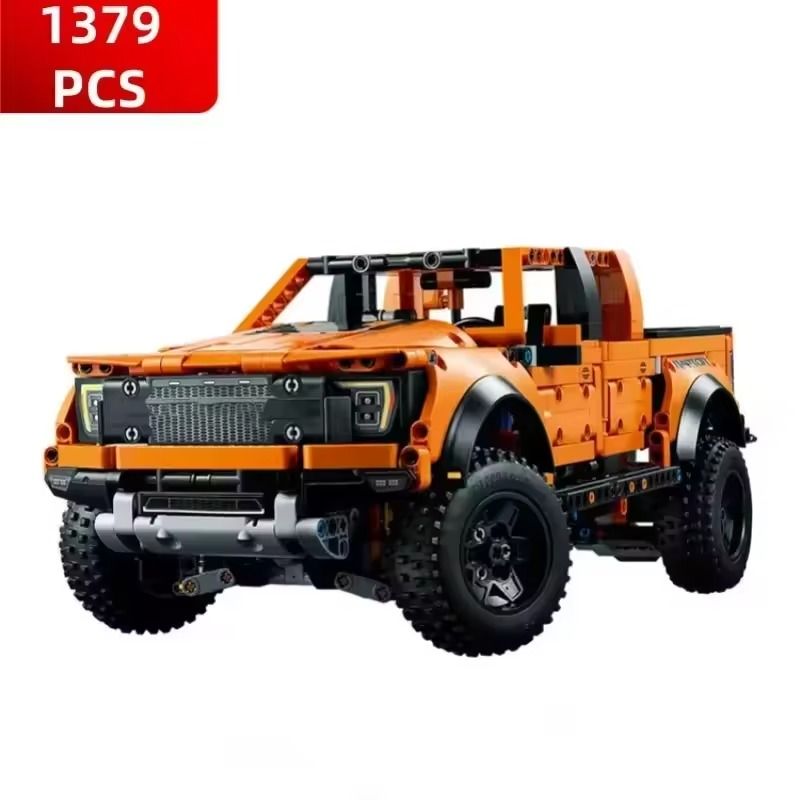 TechRacer F150 MOC Building Block Truck Toy 9