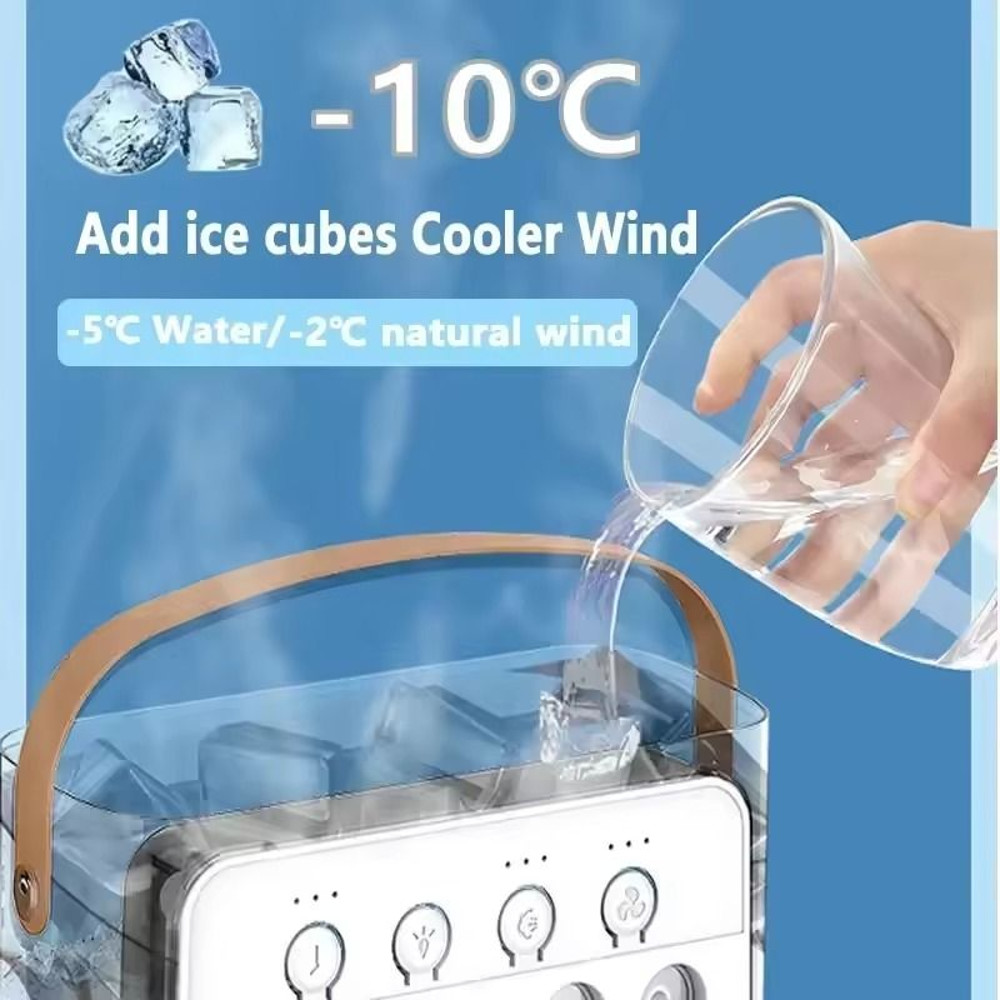 CoolBreeze 3in1 Portable Air Cooler Humidifier Fan With LED Light 1