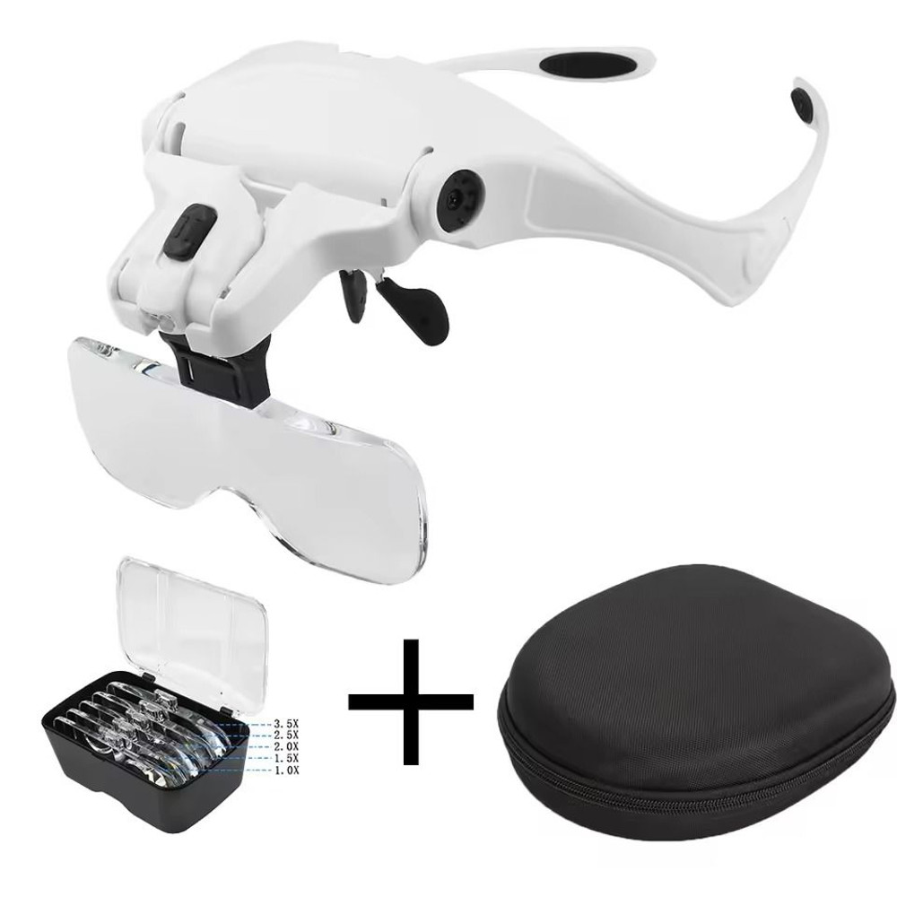 Adjustable LED Head Magnifying Glasses With Multiple Lens Strengths 9