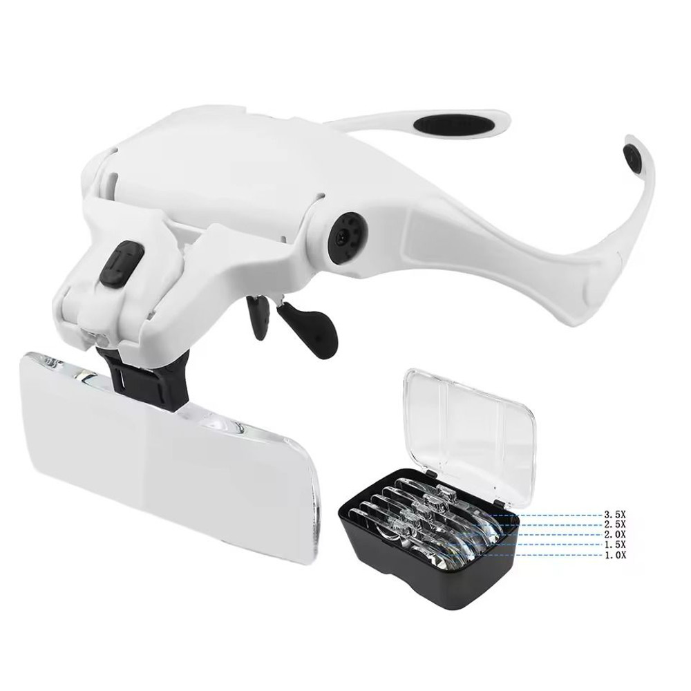 Adjustable LED Head Magnifying Glasses With Multiple Lens Strengths 6
