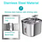Stainless Steel Cat Fountain With Sensor And Quiet Ultra Filtration System 1