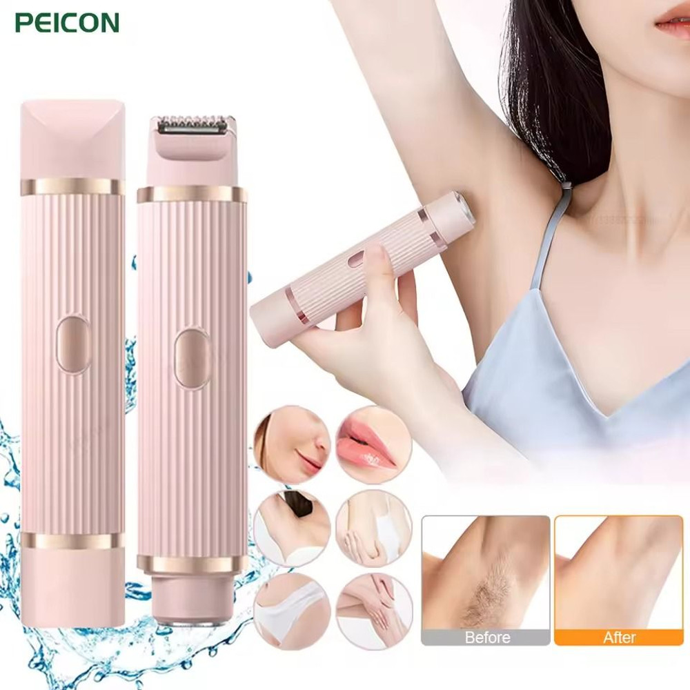 Electric Shaver For Women With Painless Bikini And Facial Hair Removal 0