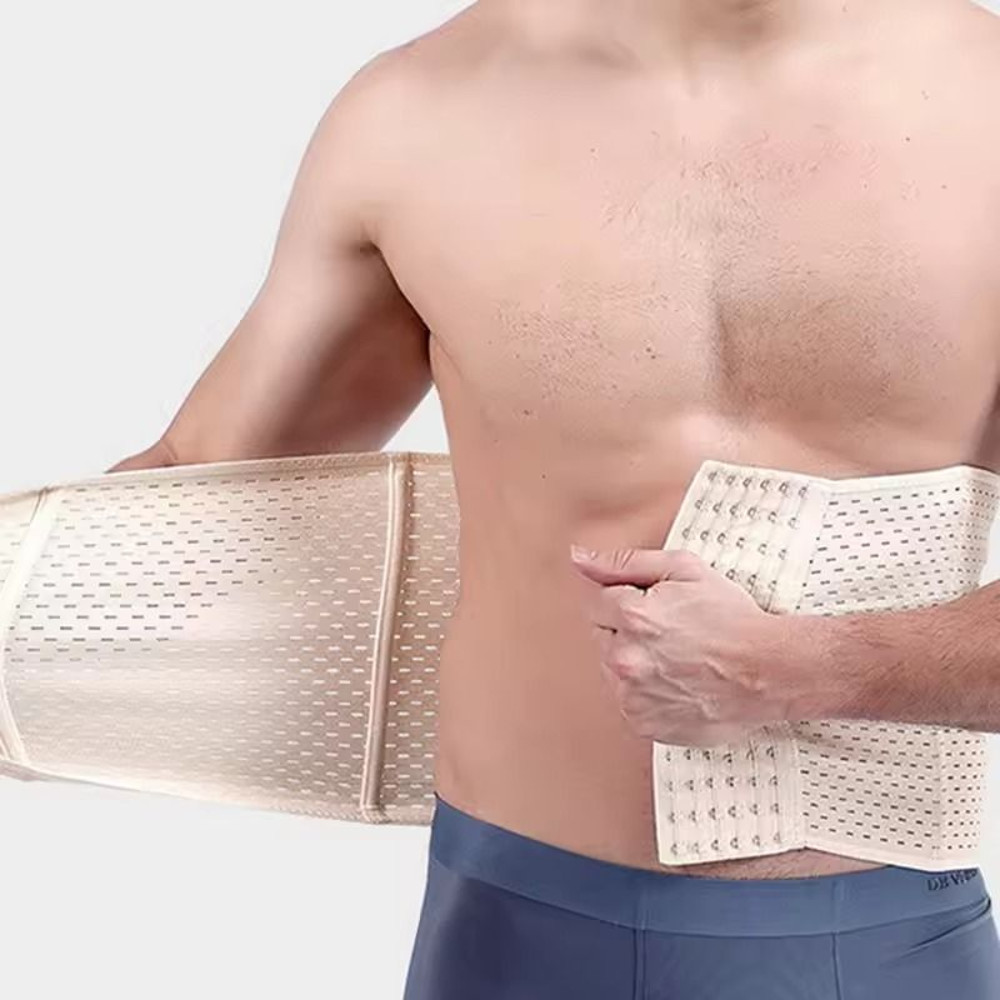 Men Slimming Body Shaper Waist Trainer Compression Belt 4