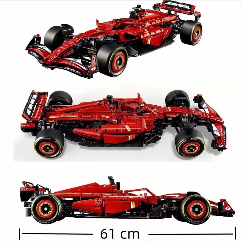 RB20 F1 Racing Car 42206 Building Blocks Kit 1639PCS Technical MOC Assembly Model Car Bricks Adult 3