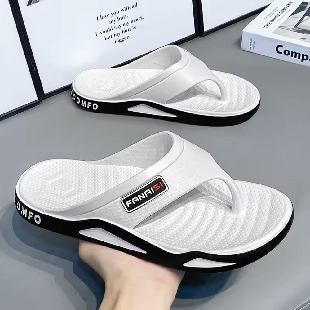 Summer Mens Flip Flops Comfortable Outdoor Beach Sandals Casual House Shoes 6