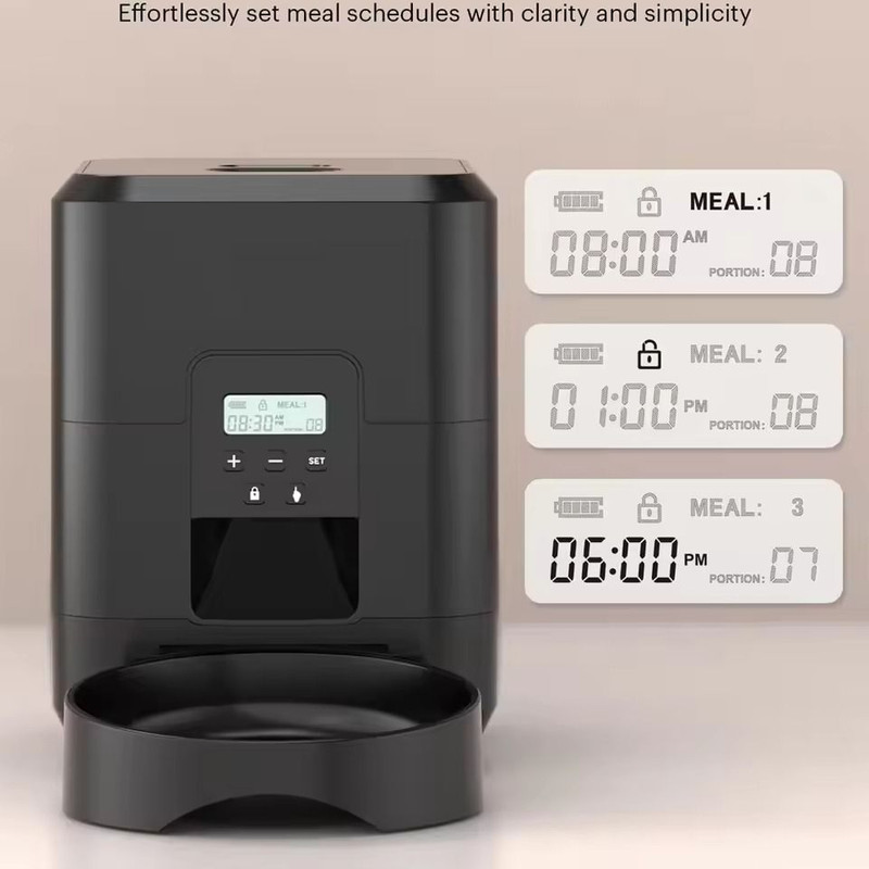 Smart Pet Feeder With Timed Food Dispensing For Cats And Dogs 2