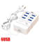 35W Multiport USB Fast Charger 6 Port Wall Adapter With Type C And USB Hub For EU US Plug 6