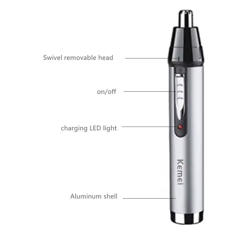 Rechargeable All In One Nose Ear Hair Trimmer Grooming Kit For Men 3