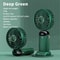 Rechargeable Foldable Mini Fan With LED Display And Adjustable Speeds 10